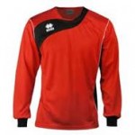 Errea Long Sleeve Red/White ‘Tonic’ Shirt Set         